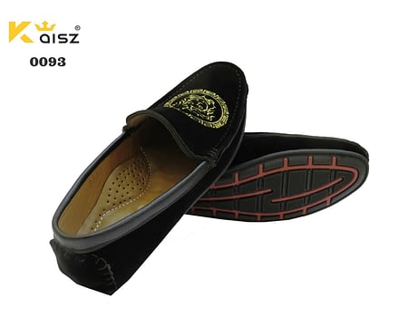 Men’s Black Velvet Embroiderer Moccasin Loafers Shoes For Men & Boys Buy online Kaisz shoes