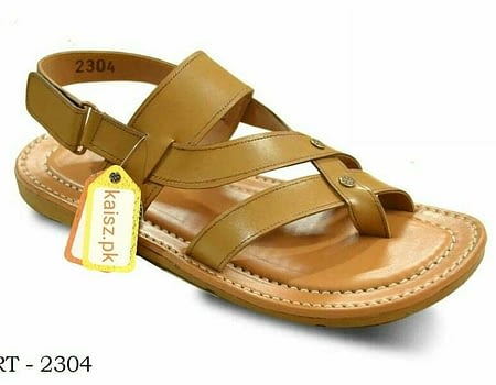 Pure leather sandal 2304 MUSTARD