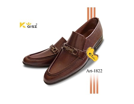 Leather Shoes For Men Hand Made Brown Soft Leather SKU 1822