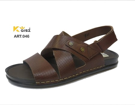 Leather sandal Hand Made summer collection Brown Color Gents premium shoes